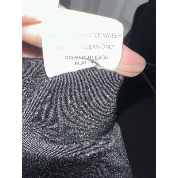 Bettie Page Black White Jazmin Pinup 50s Glam Retro Belted Dress XS - Picture 5 of 5